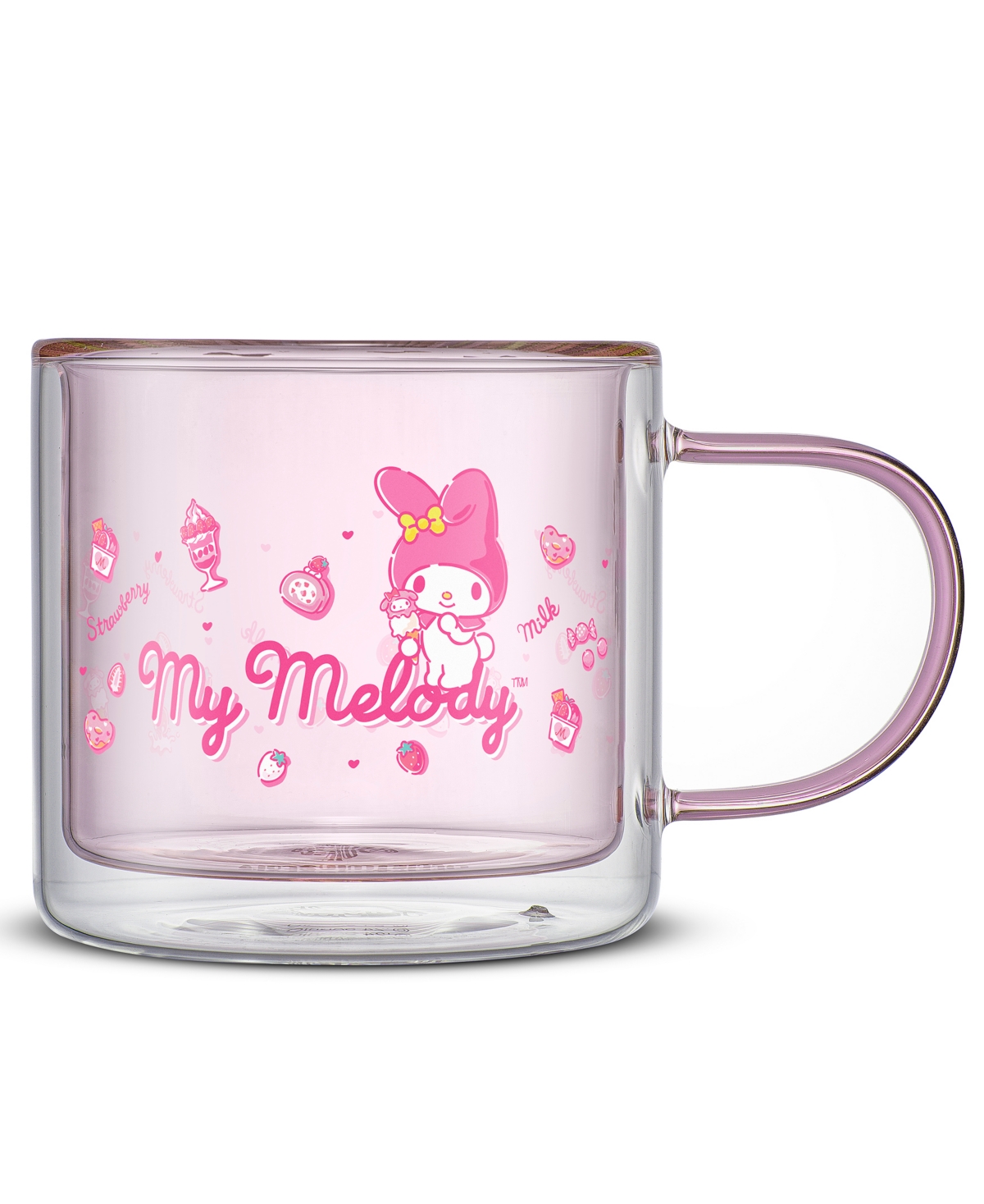 Shop Joyjolt Sanrio My Melody Double Wall Coffee Mug In Multi