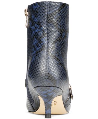 Women's Jazzy Luxurious Pointed-Toe Kitten Heel Buckled Shooties