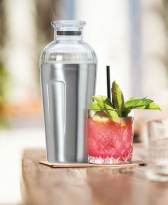 Groove 17oz. Double Wall Vacuum Insulated Stainless Steel Cocktail Shaker