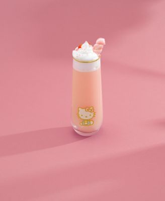 Hello Kitty Stay Gold Stemless Flutes, Set of 4