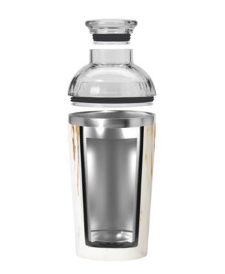 Groove 17oz. Double Wall Vacuum Insulated Stainless Steel Cocktail Shaker