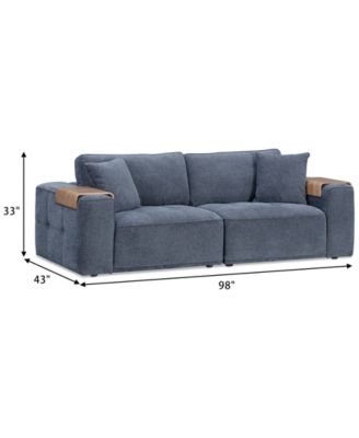 Nycolle 2-Pc. Modular Fabric Sofa