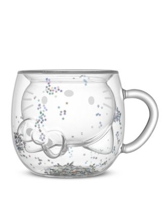 Hello Kitty 50th Anniversary Limited Edition 3D Double Wall Glass Mug