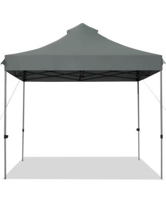 10' x 10' Portable Pop Up Canopy Event Party Tent Adjustable with Roller Bag