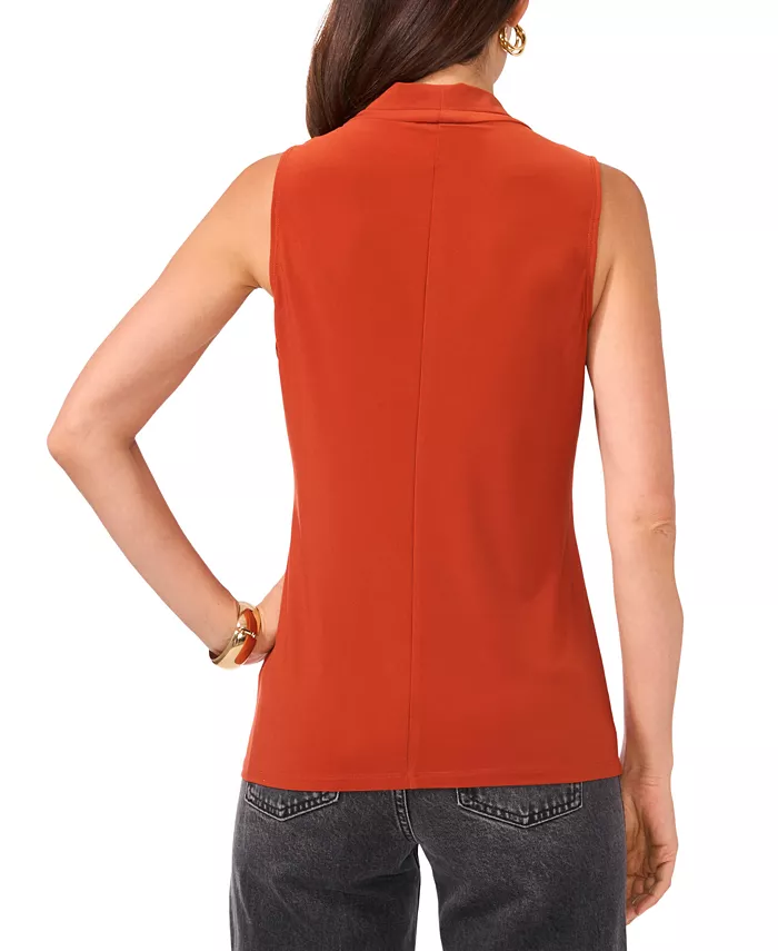 Women's Crossover Wrap-Front Sleeveless Top - thumbnail 7