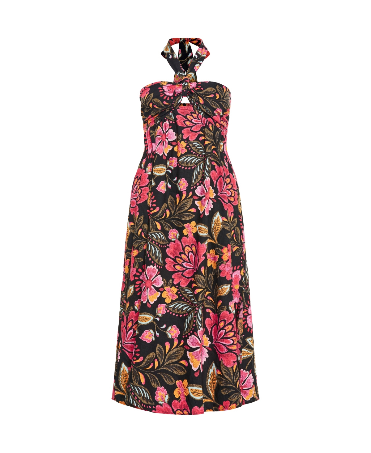 City Chic Plus Size Peta Print Maxi Dress