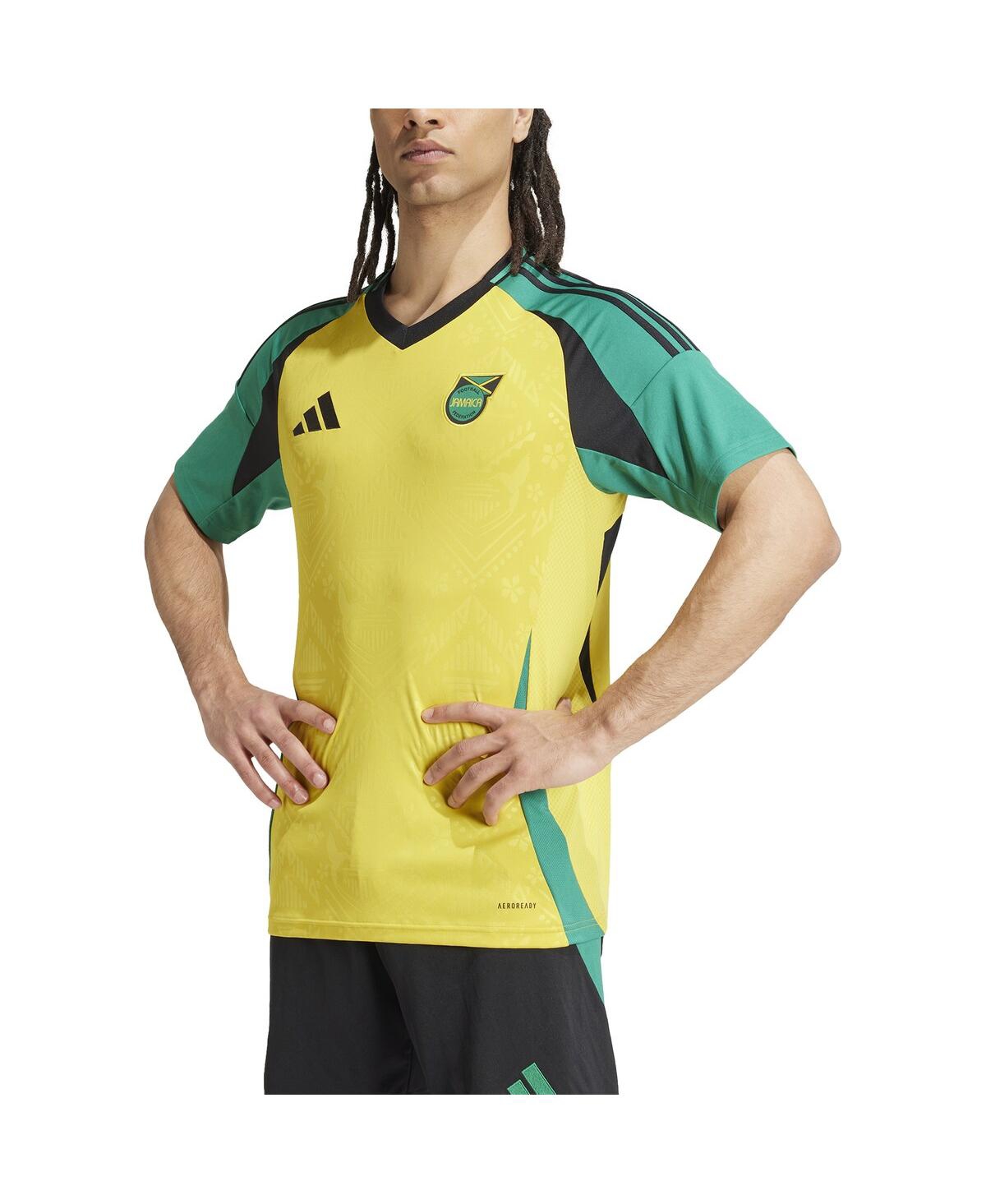 Adidas Men'sJamaica National Team 2024 Home Replica Jersey - Yellow