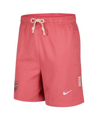 Men's Pink USMNT Standard Issue Fleece Performance Shorts