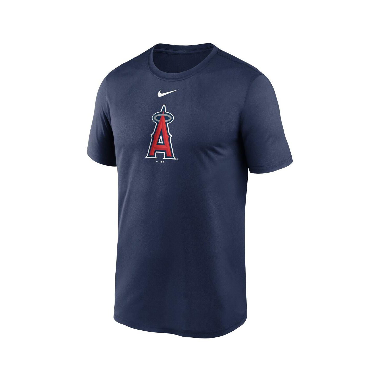 Мужская футболка Nike Navy Los Angeles Angels Legend Fuse Large Logo Performance — фото 2