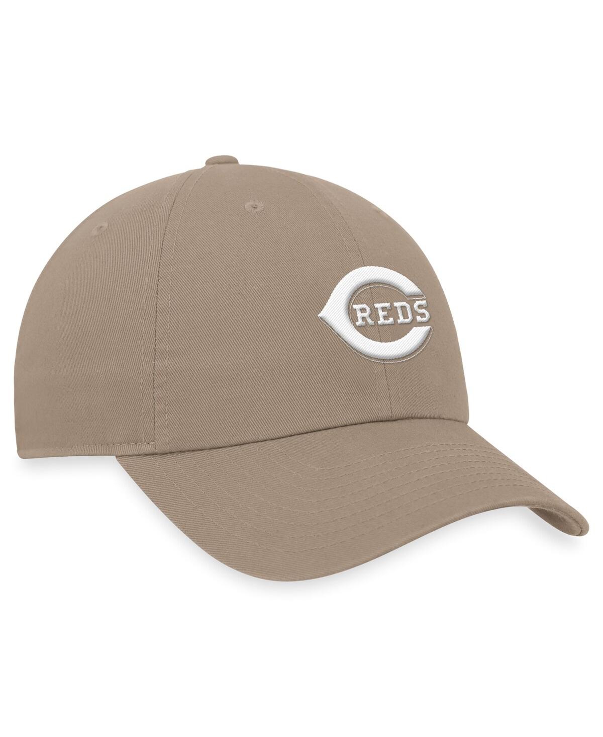 Nike Men'sCincinnati Reds Club Adjustable Hat - Khaki