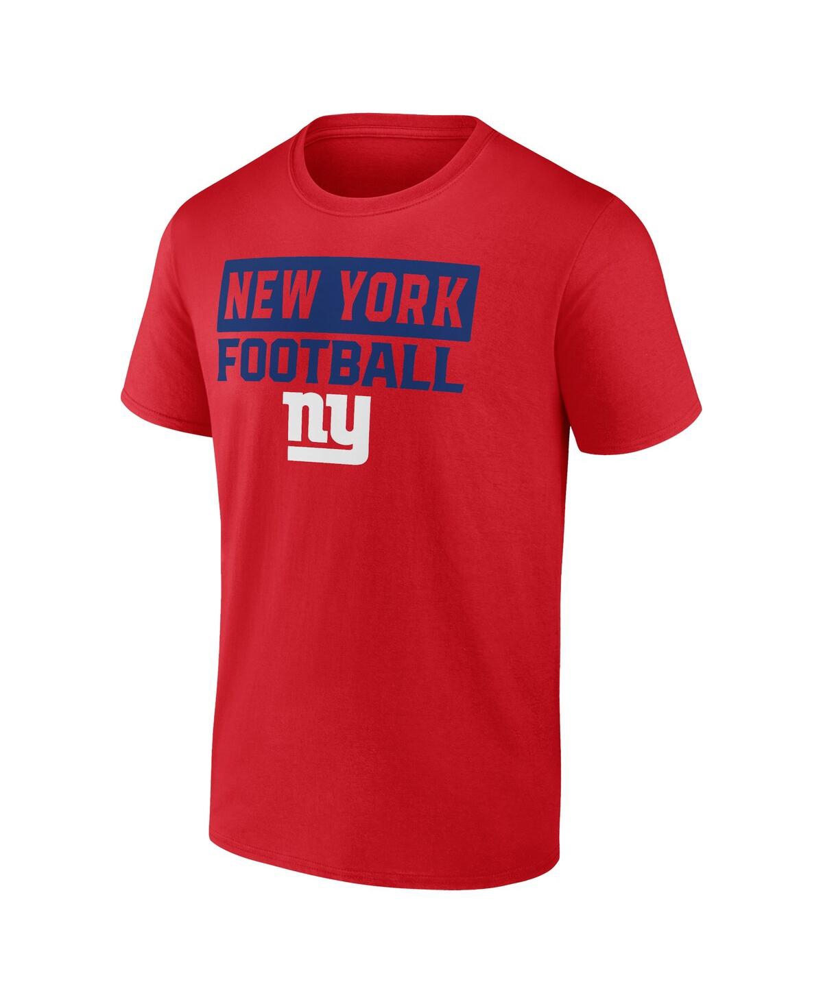 Fanatics Men's New York Giants Serve T-Shirt Combo Pack - Blue