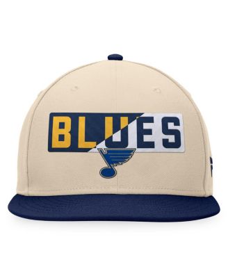 Men's Cream/Navy St. Louis Blues Goalaso Snapback Hat