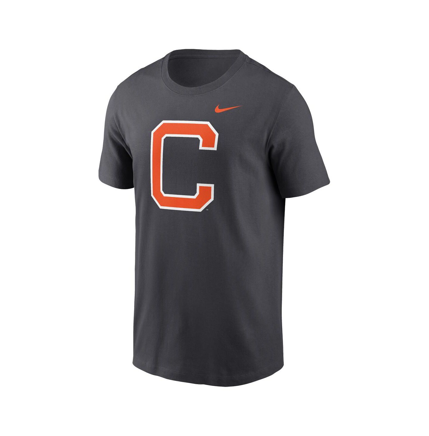 Мужская футболка Nike Anthracite Clemson Tigers Primetime Evergreen Alternate Logo — фото 2