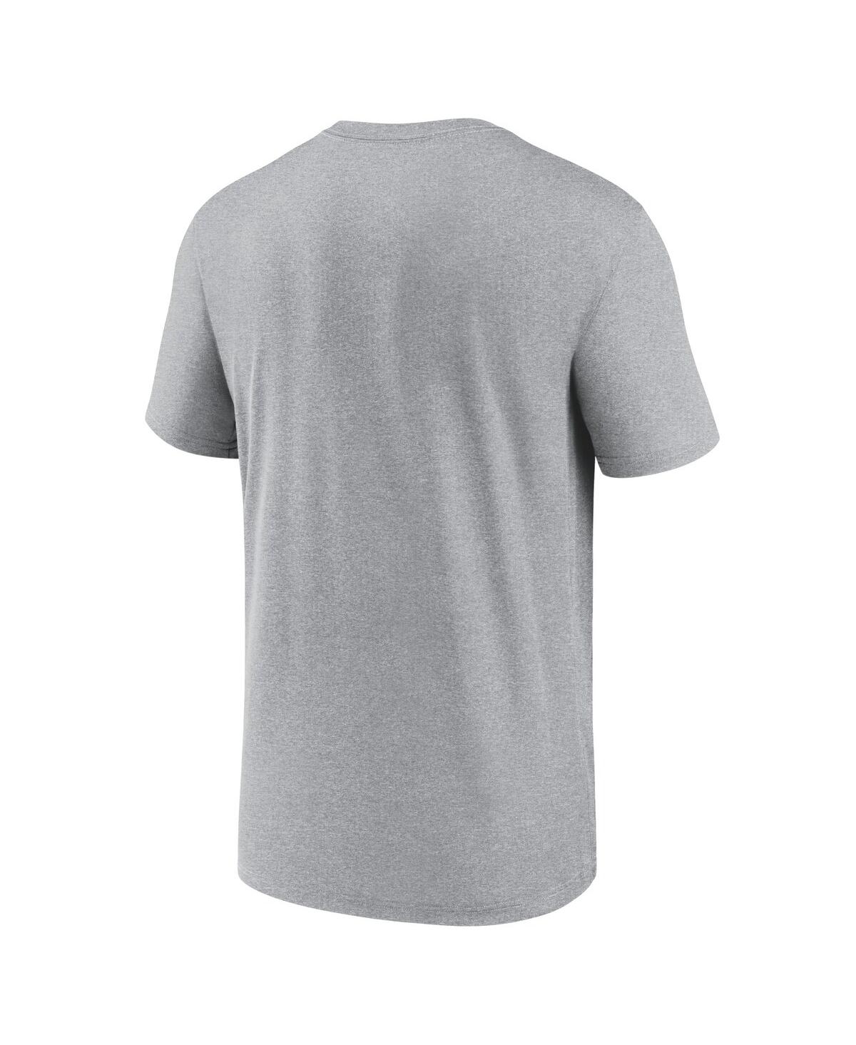 Nike Men's Heather Gray Penn State Nittany Lions Primetime Legend Icon Performance T-shirt In Heather Gray
