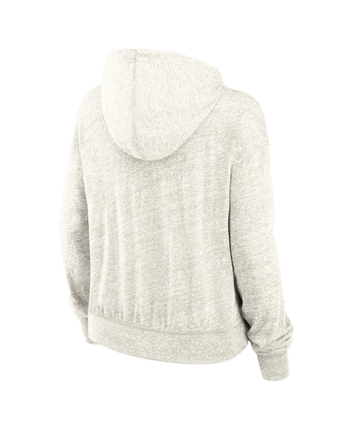 Nike Women'sSeattle Seahawks Gym vintage-like Logo Pullover Hoodie - Cream