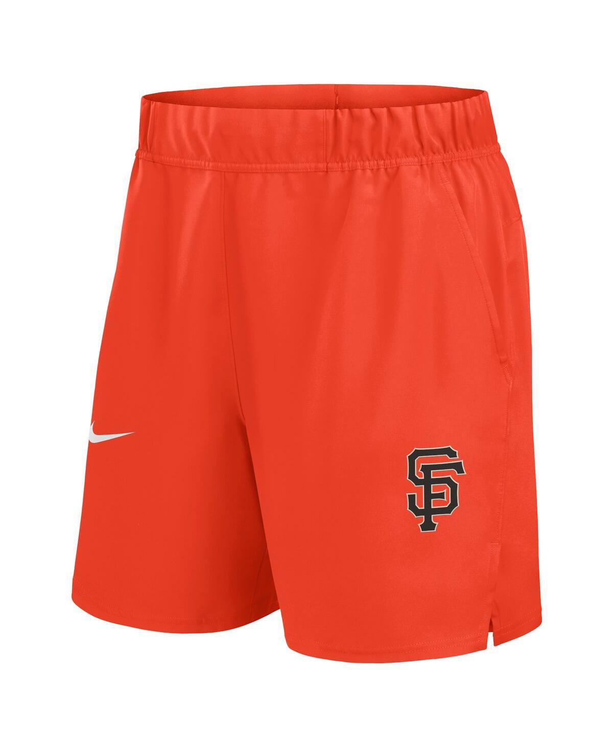 Nike Men'sSan Francisco Giants Woven Victory Performance Shorts - Orange
