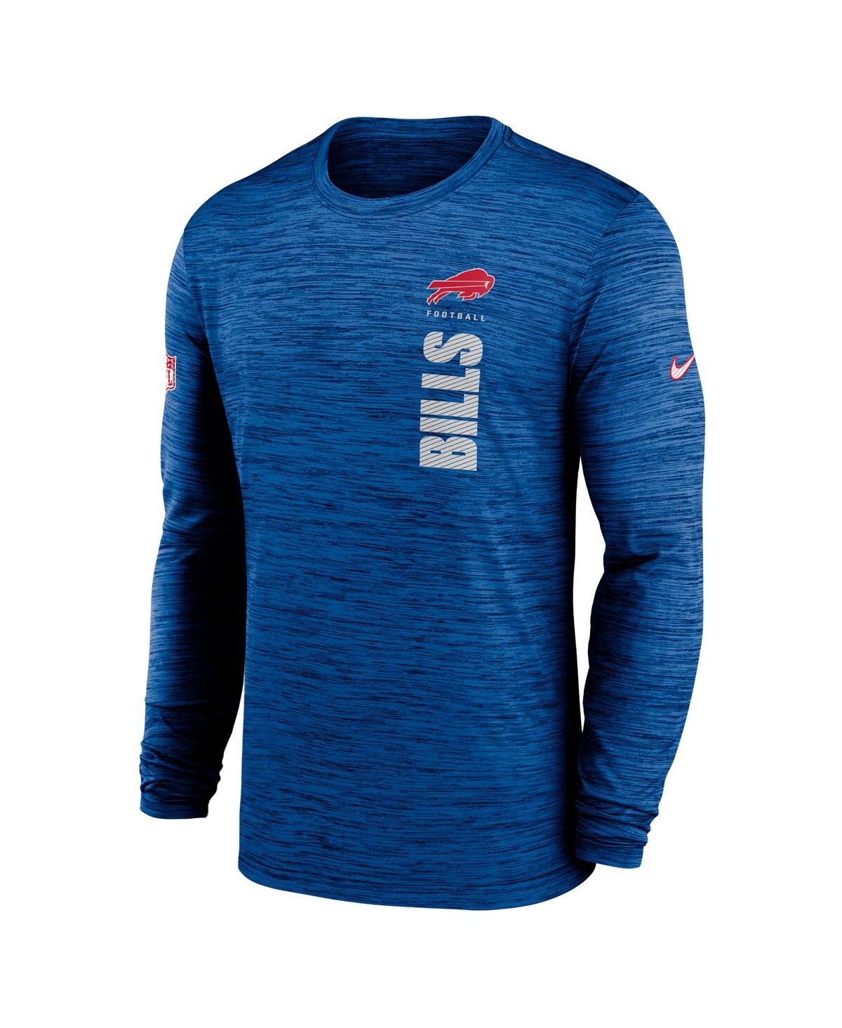 Nike Men'sBuffalo Bills 2024 Sideline Velocity Performance Long Sleeve T-Shirt - Royal