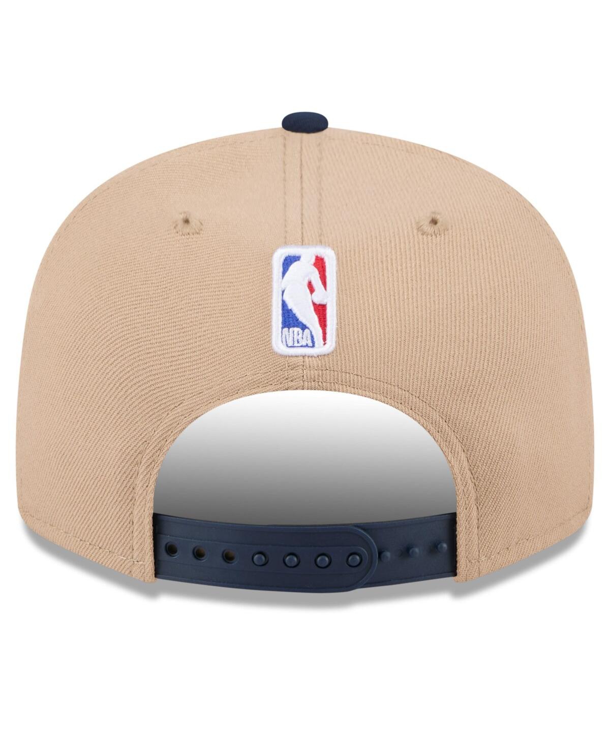 New Era Men'sNavy Memphis Grizzlies 2024 Nba Draft 9FIFTY Snapback Hat - Tan, Navy