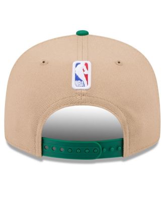 Men's Tan/Kelly Green Boston Celtics 2024 NBA Draft 9FIFTY Snapback Hat