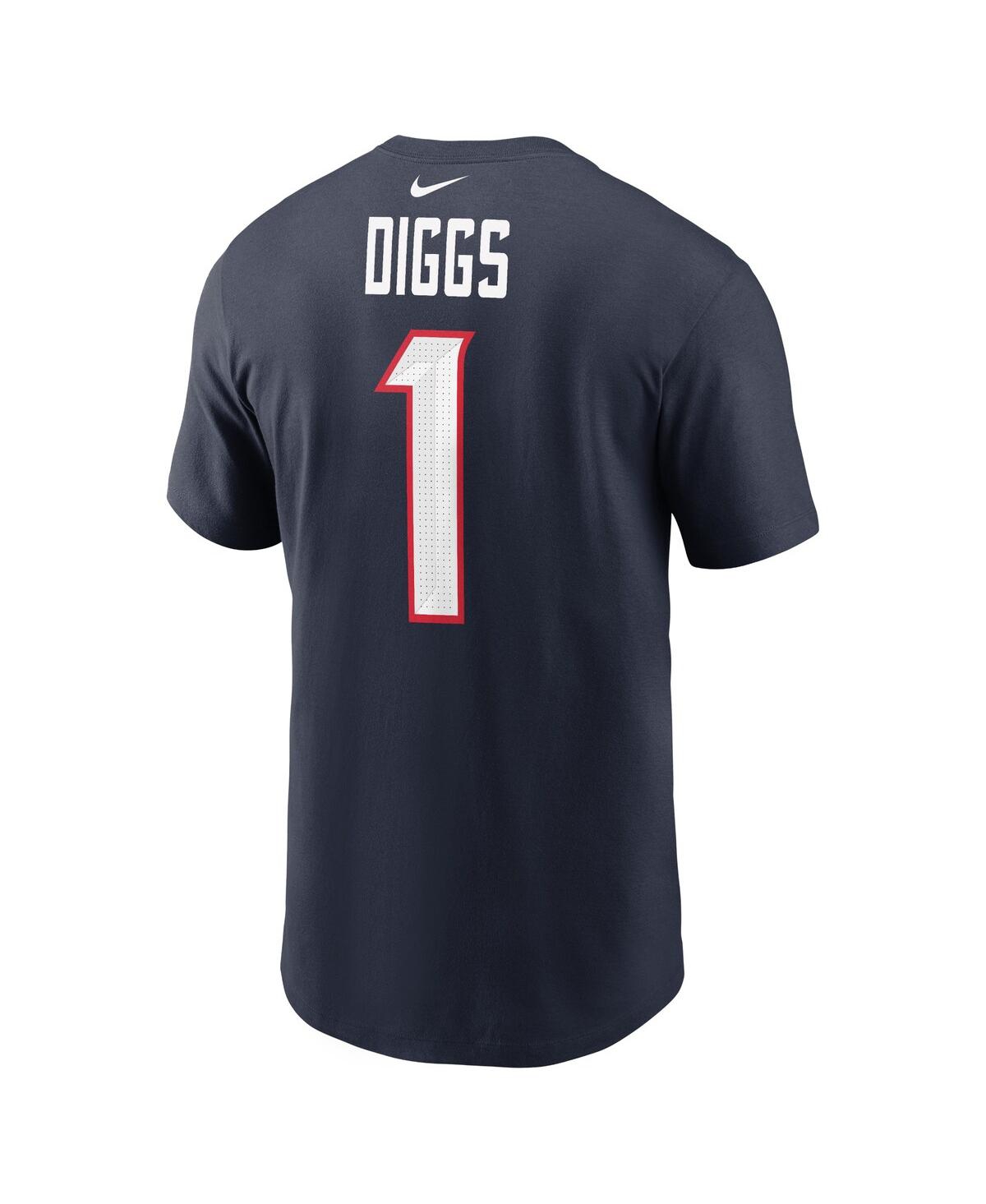 Nike Men's Stefon DiggsHouston Texans Player Name Number T-Shirt - Navy