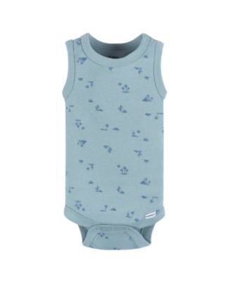 Baby Girls Sleeveless Onesies Bodysuits, 4 Pack