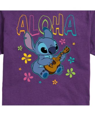 Hybrid Apparel Lilo and Stitch Mens Short Sleeve Tee