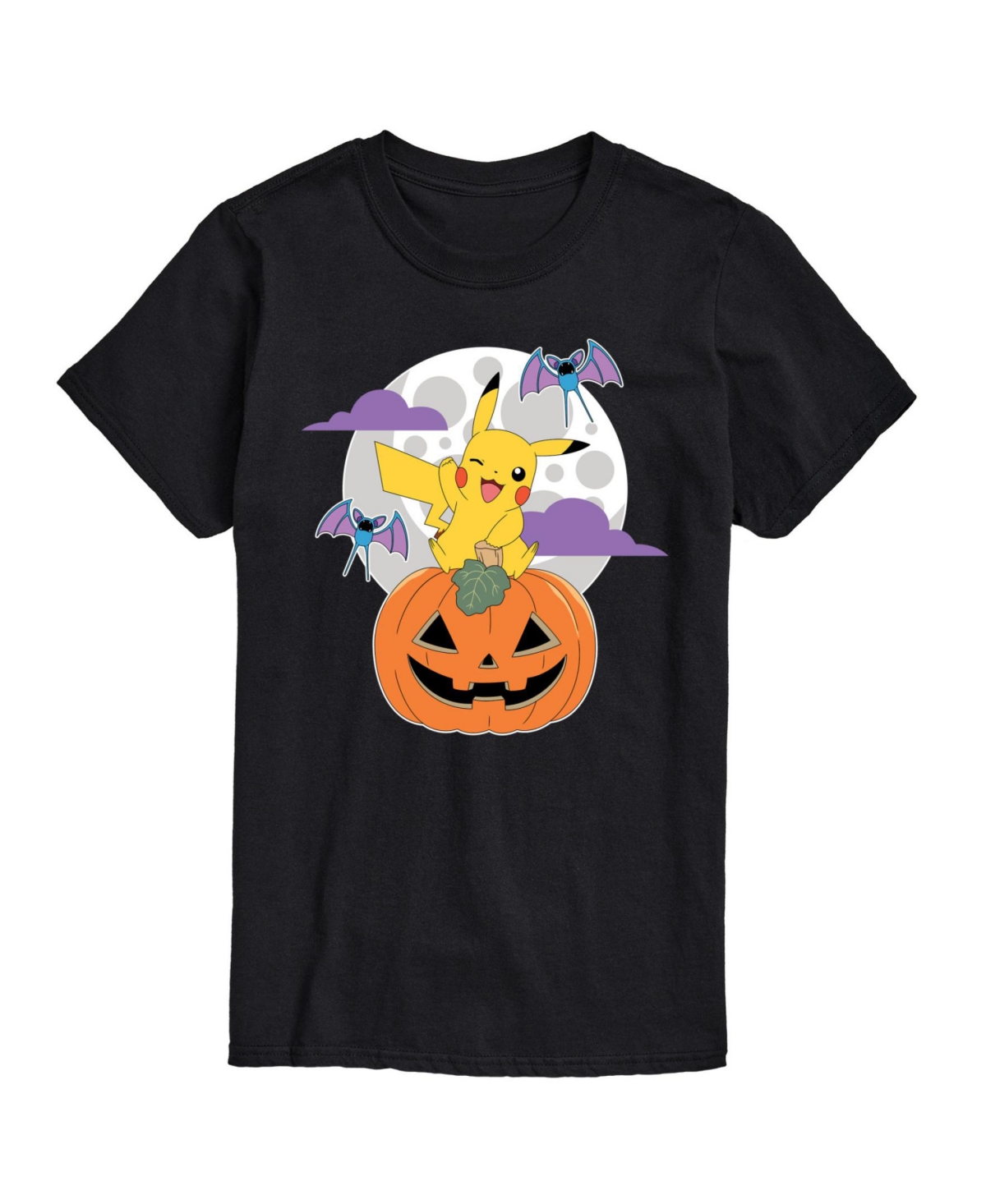 Hybrid Apparel Pokemon Pumpkin Mens Short Sleeve Tee - Black