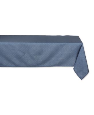 Tonal Lattice Print Outdoor Tablecloth, 60x84 Inches