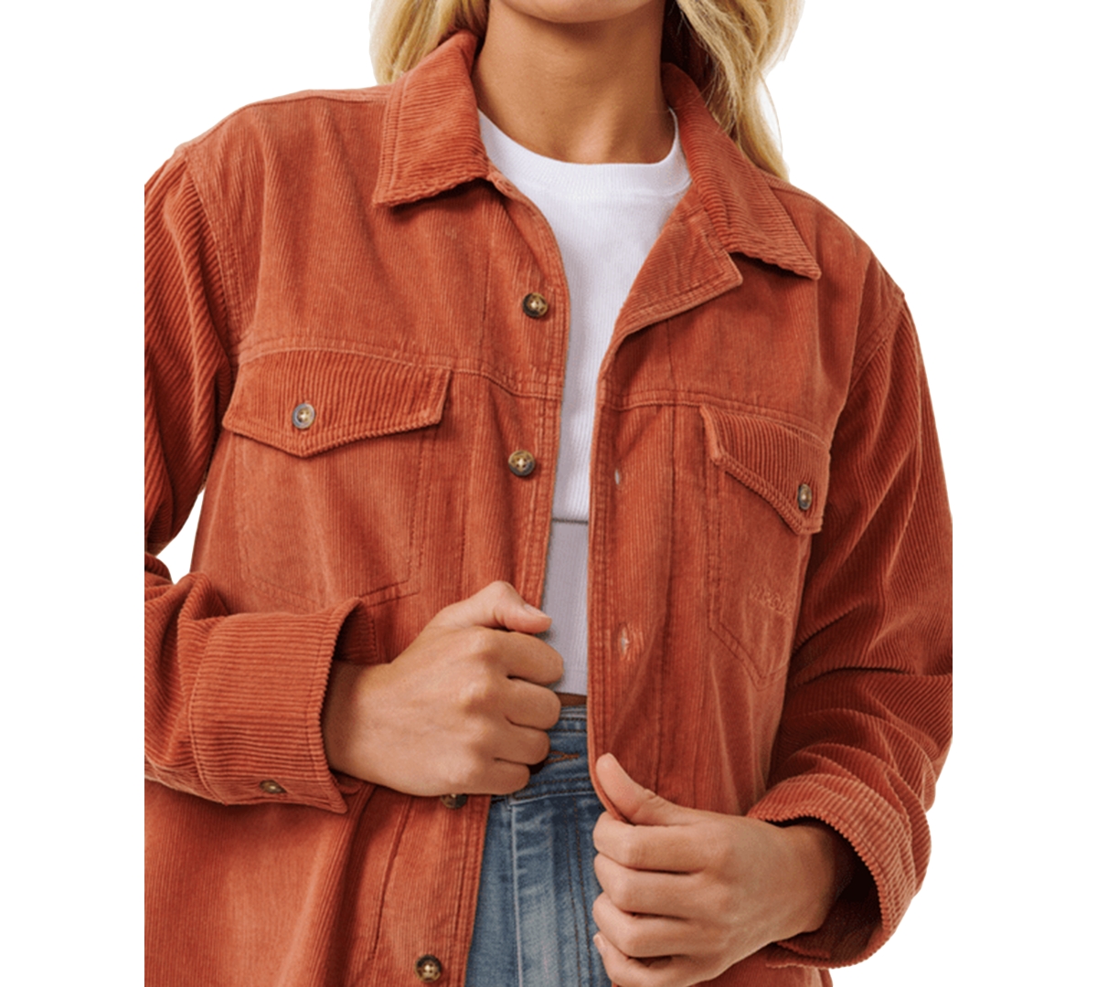 Rip Curl Juniors' Stevie Corduroy Shirt Jacket