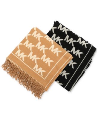 Women's Metallic Logo Wrap Scarf