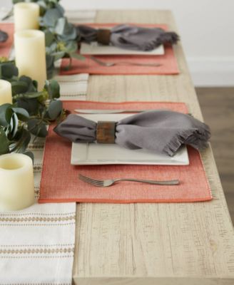 Wood Band Napkin Ring Set of 6