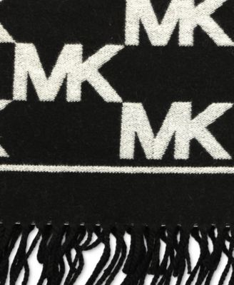 Women's Metallic Logo Wrap Scarf