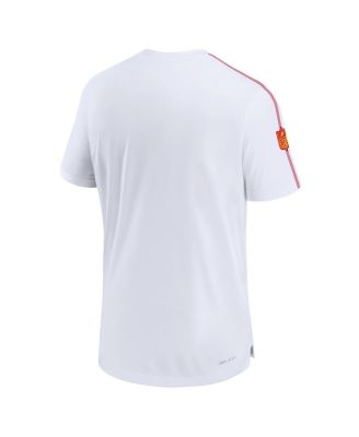Men's White Kansas City Chiefs 2024 Sideline Coach UV Performance T-Shirt