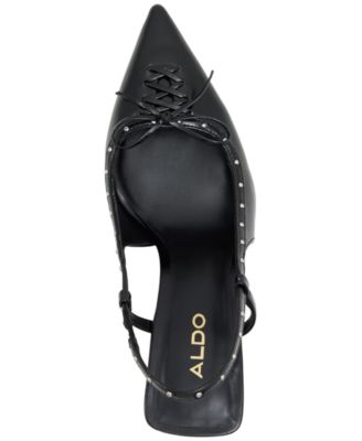 Women's Stevvie Slingback Pointed-Toe Bow Pumps