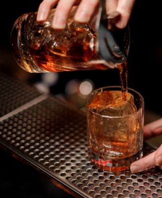 16oz Glass Cocktail Mixing Beaker & Strainer Set