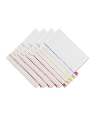 Stripe Tassel Napkin Set of 4