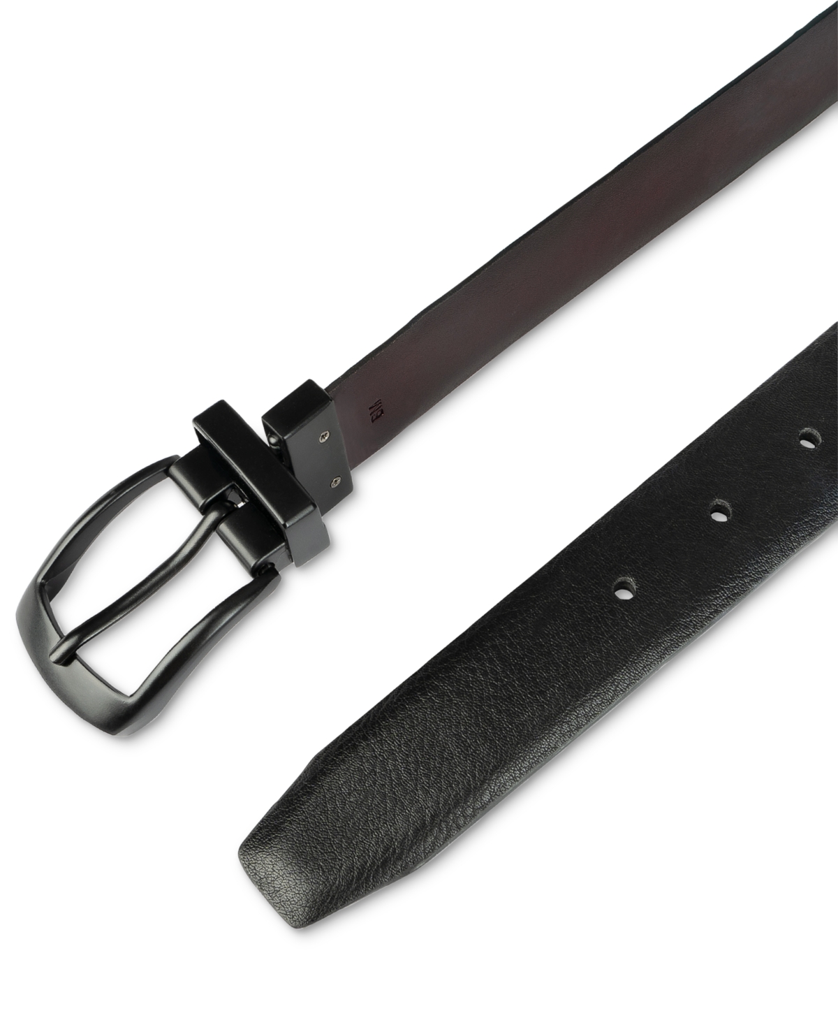 Alfani Men's Pebble Belt, Created for Macy's -brow