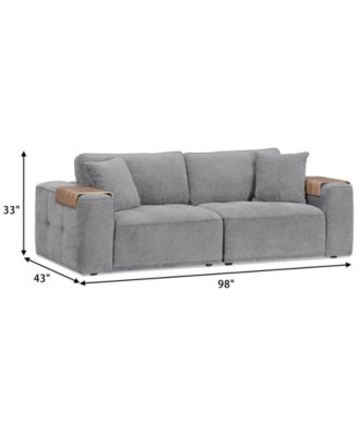 CLOSEOUT! Nycolle 2-Pc. Modular Fabric Sofa, Created for Macy's
