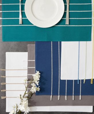 Stripe Tassel Placemat Set of 4