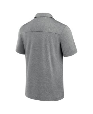 Men's Gray Minnesota Vikings Front Office Tech Polo Shirt