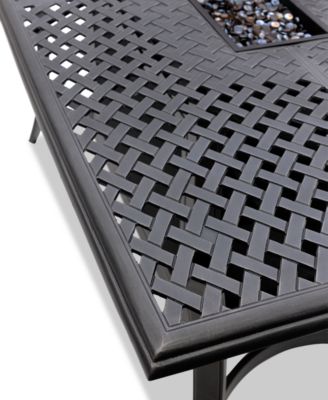 Wythburn 5-pc. Outdoor Bar Height Fire Pit Chat Set, Created for Macys