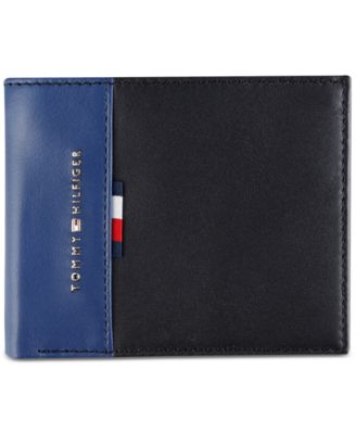 Tommy Hilfiger - Men's RFID Pop Color Leather Bifold Wallet