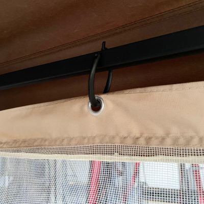 Streamdale 10x10 ft Gazebo Mosquito Netting with Zippers