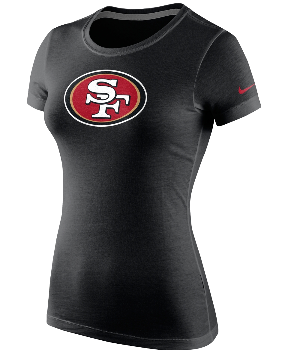 Nike Womens San Francisco 49ers Logo T Shirt   Sports Fan Shop By