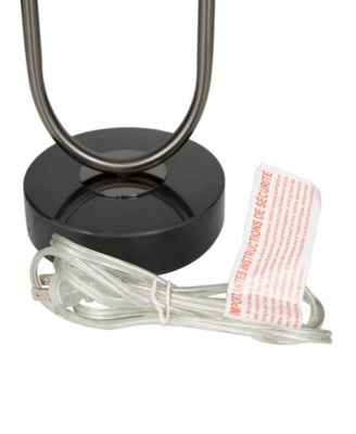 20" Metal Oval Shaped Accent Lamp 