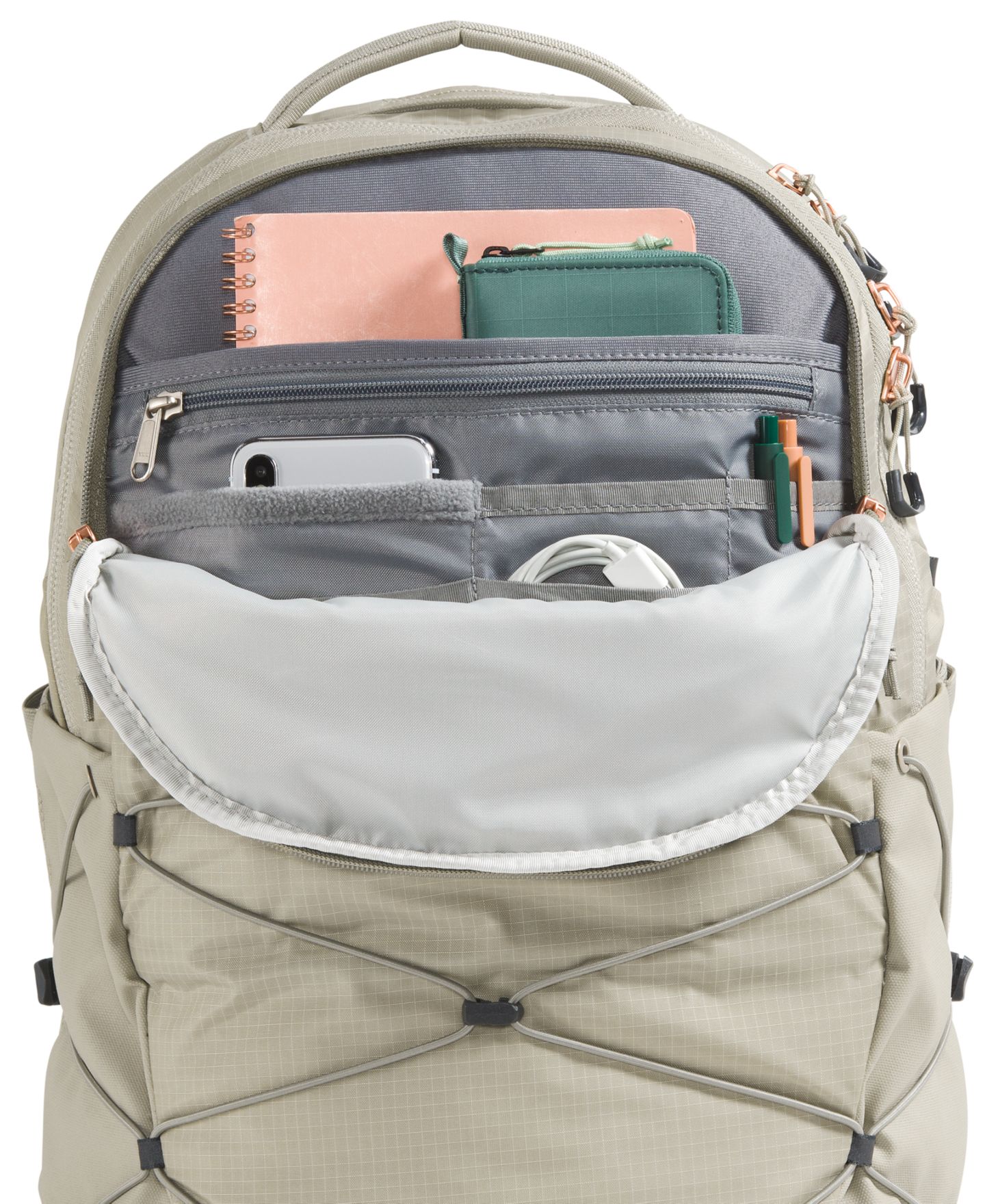 Рюкзак The North Face Borealis Luxe, цвет: Глиняный серый — фото 4
