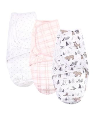 Quilted Cotton Swaddle Wrap 3pk