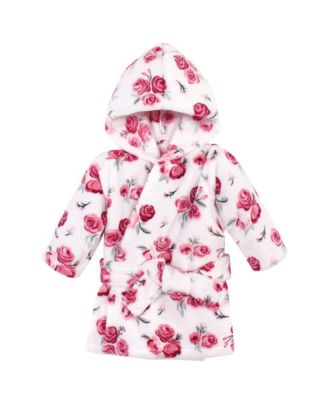 Infant Girl Plush Pool and Beach Robe Cover-ups