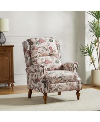  Standard Size  Variety Fabric Options  Manual Recline, Traditional Style  Alexander Recliner Chair