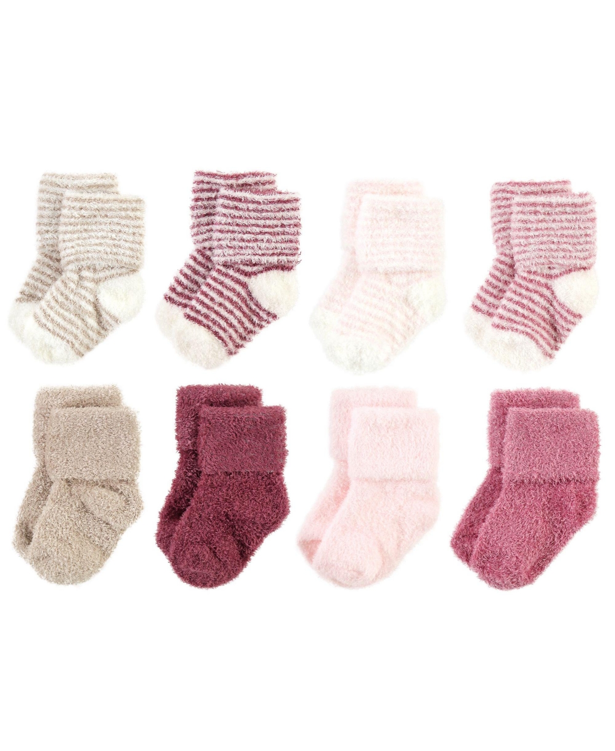 Hudson Baby Girls 8Pk Chenille Socks